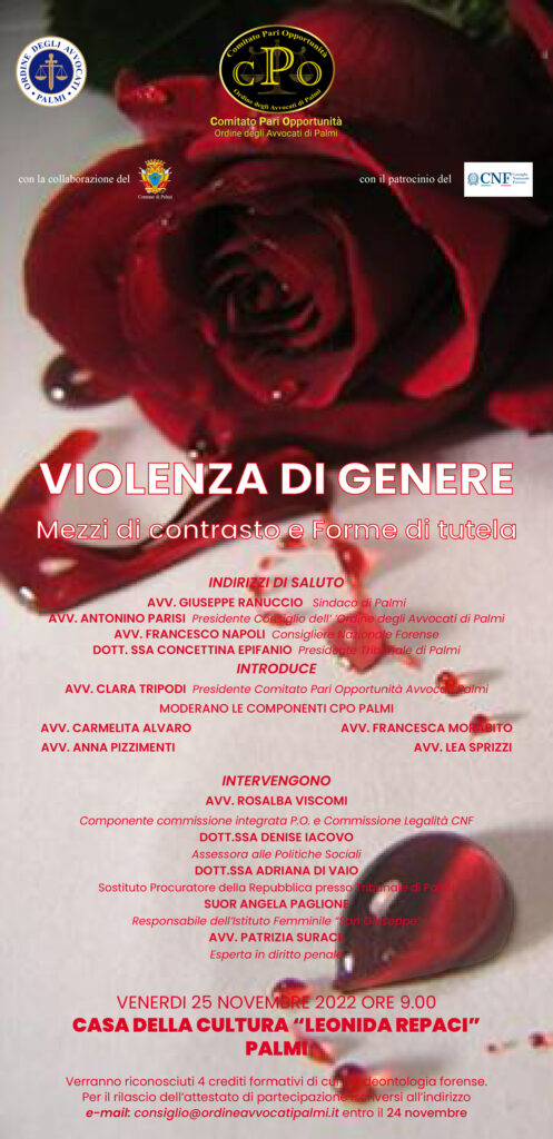 Violenza di Genere. Mezzi di Contrasto e forme di tutela