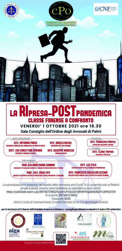 La Ripresa Post-Pandemica. Classe Forense a confronto